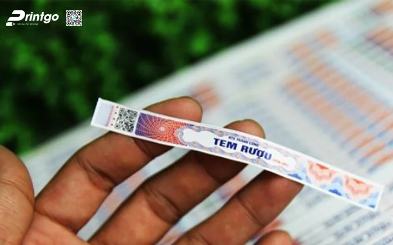Mẫu in tem niêm phong nông sản nổng bật