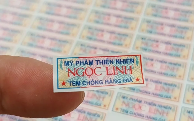 Mẫu in tem niêm phong decal vỡ hình chữ nhật - tròn - elip 