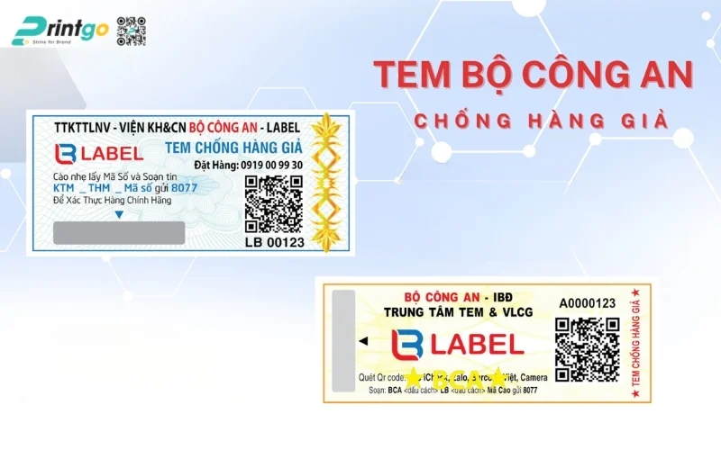 Phân loại tem bảo hành vỡ chống hàng giả phổ biến