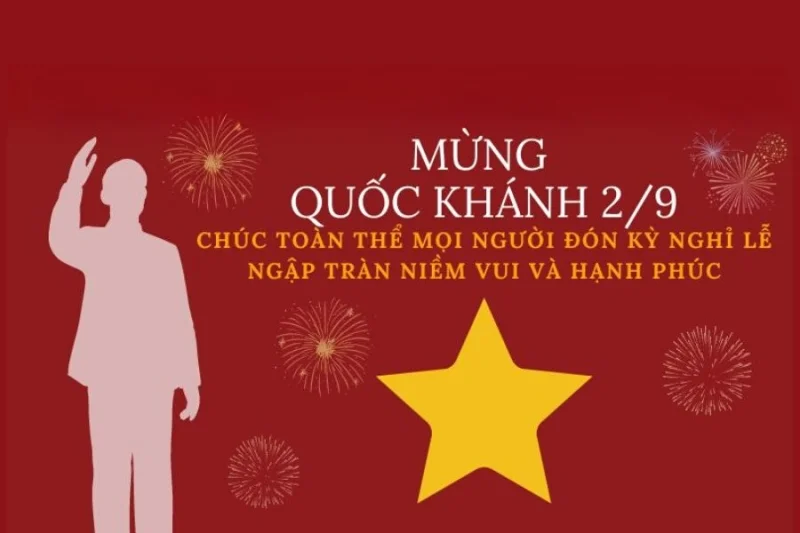 Mẫu thiệp chúc mừng 2/9 thiết kế đẹp mắt 