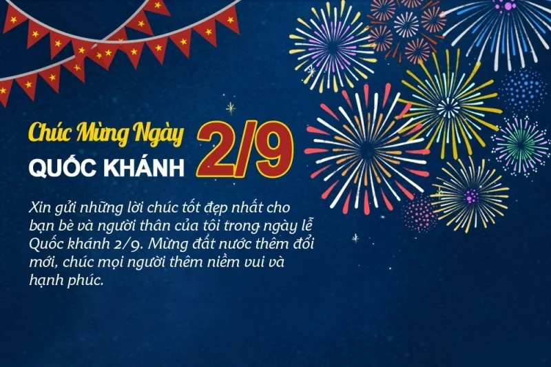 Mẫu thiệp chúc mừng 2/9 mới nhất 