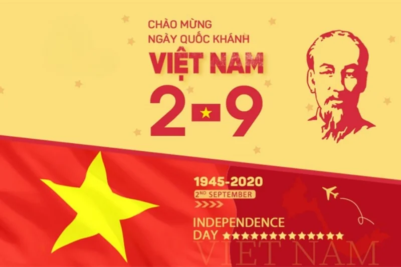 Mẫu thiệp chúc mừng 2/9 cho gia đình, bạn bè 