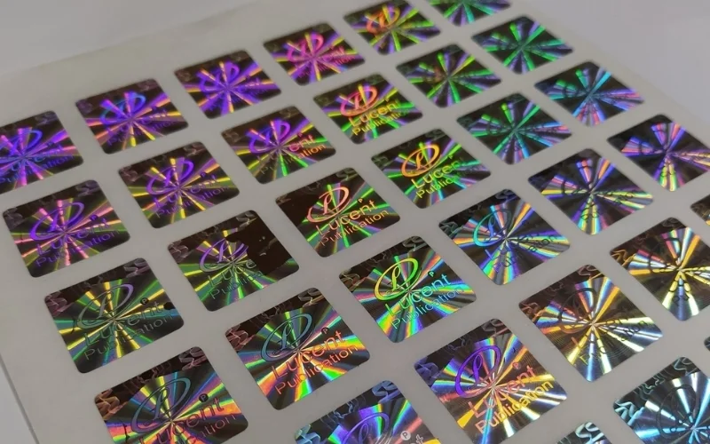 Mẫu tem chống hàng giả Hologram thông thường Mẫu tem chống hàng giả Hologram thông thường