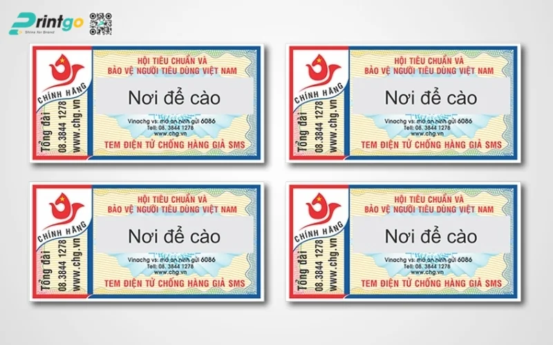 Những lưu ý khi thiết kế và in tem chống hàng giả SMS