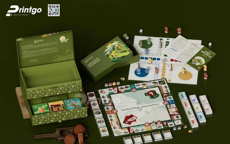 Hộp bánh trung thu board game Thép Tây Đô