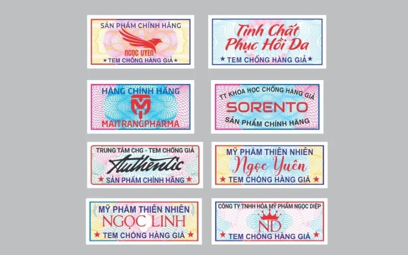 Tổng hợp 1000 mẫu in tem chống giả sản phẩm đẹp