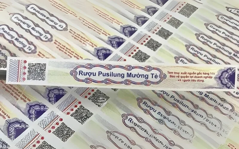 Mẫu in tem niêm phong nông sản nổng bật