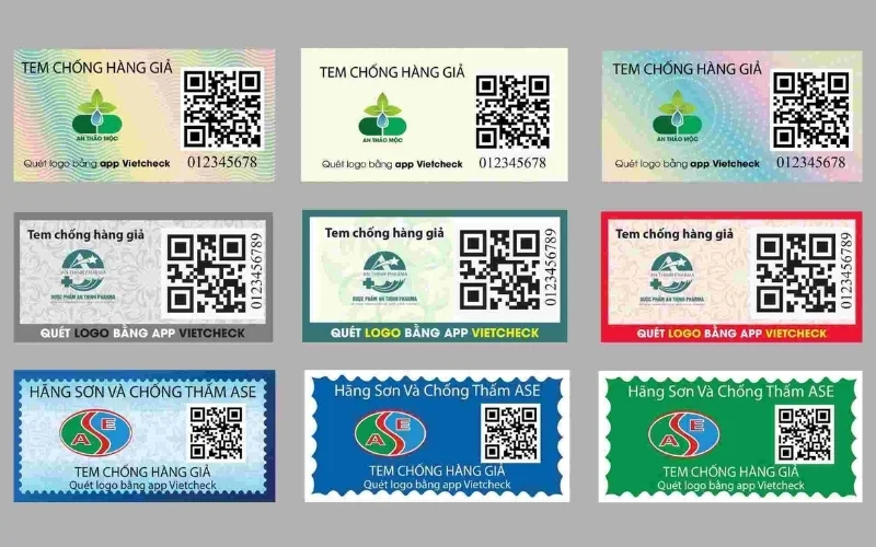 Tem bảo hành điện tử tích hợp mã QR code