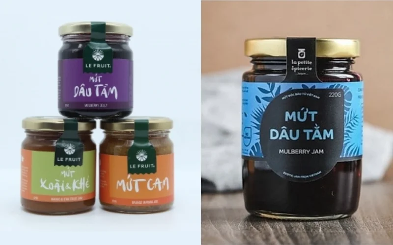 Mẫu tem niêm phong nắp chai lọ đựng nông sản