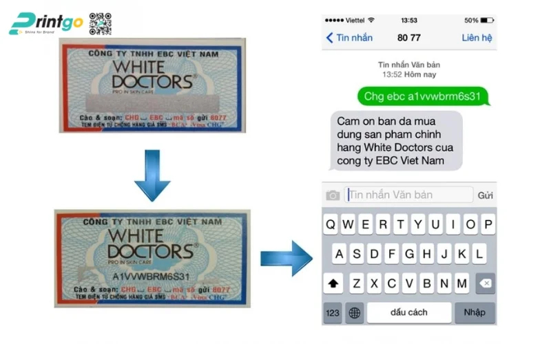 . Ngành hàng nào nên in tem chống hàng giả SMS