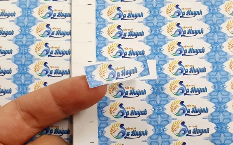 Mẫu in tem niêm phong decal vỡ hình chữ nhật - tròn - elip 
