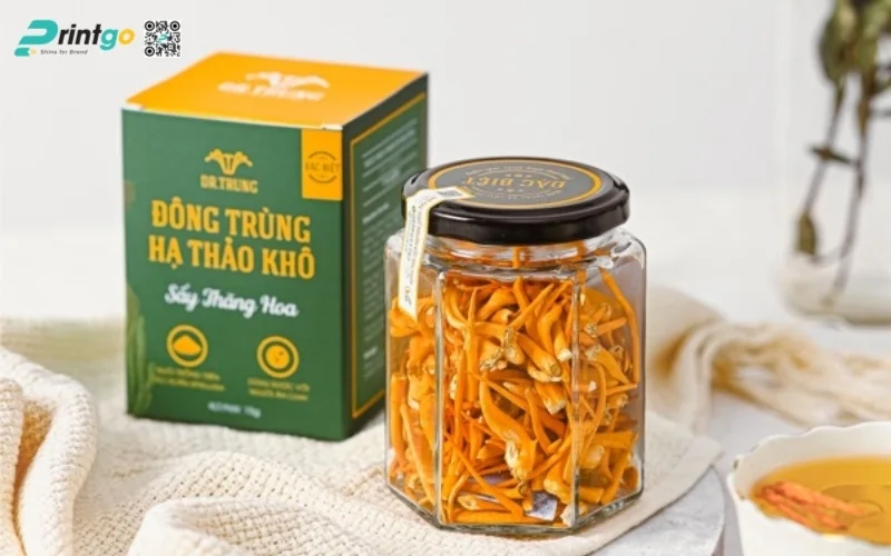 Mẫu in tem niêm phong nông sản nổng bật