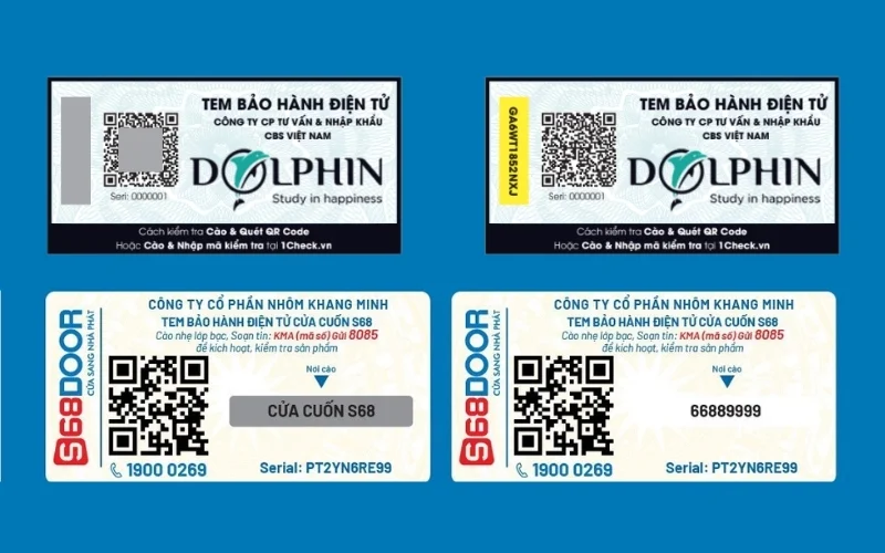 Tem bảo hành điện tử tích hợp SMS