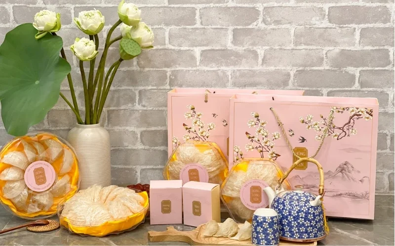 Túi đựng bánh trung thu bằng giấy ivory