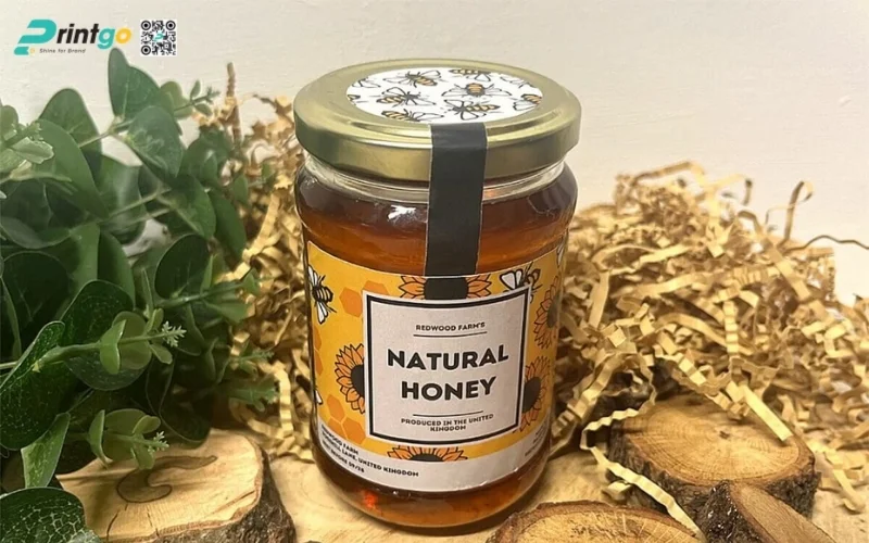 Mẫu in tem niêm phong nông sản nổng bật