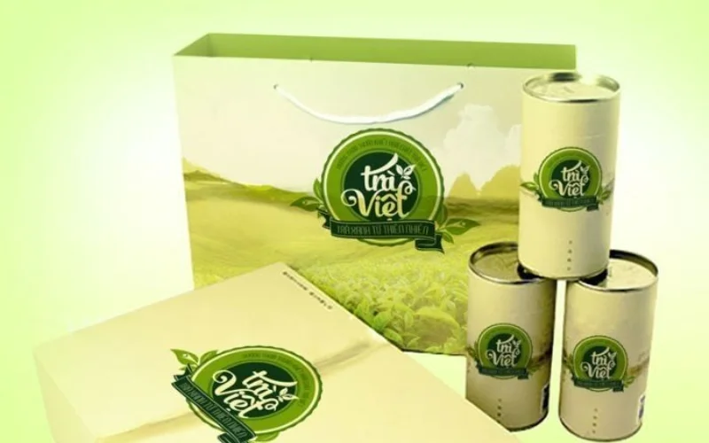Mẫu in túi đựng hộp trà cao cấp Ivory, Couche, Duplex Mẫu in túi đựng hộp trà cao cấp Ivory, Couche, Duplex