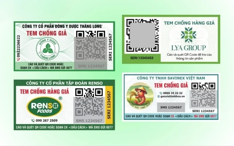 Tổng hợp những mẫu tem chống giả SMS chuẩn xu hướng 2025