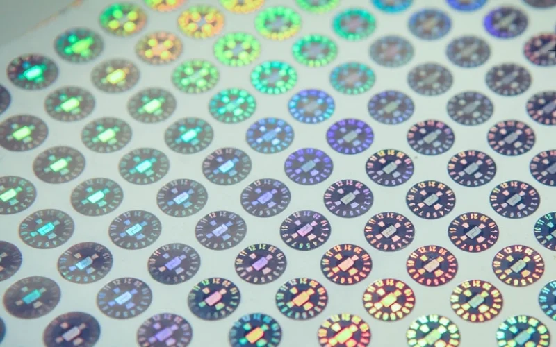 Mẫu tem chống hàng giả Hologram thông thường Mẫu tem chống hàng giả Hologram thông thường