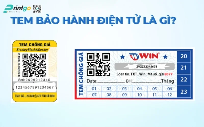 Tem bảo hành điện tử là gì?