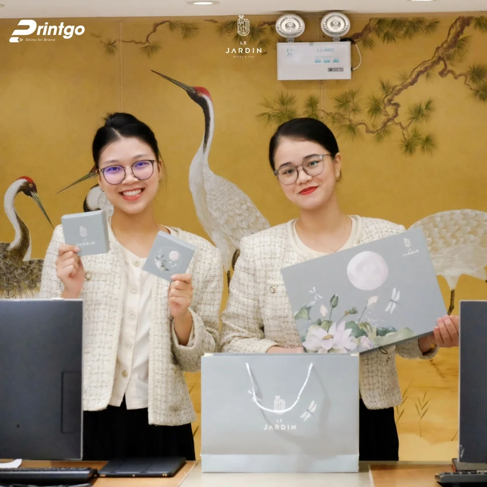 Dự án thiết kế và in hộp đựng bánh trung thu khách sạn Le Jardin Hotel & Spa Ha Noi
