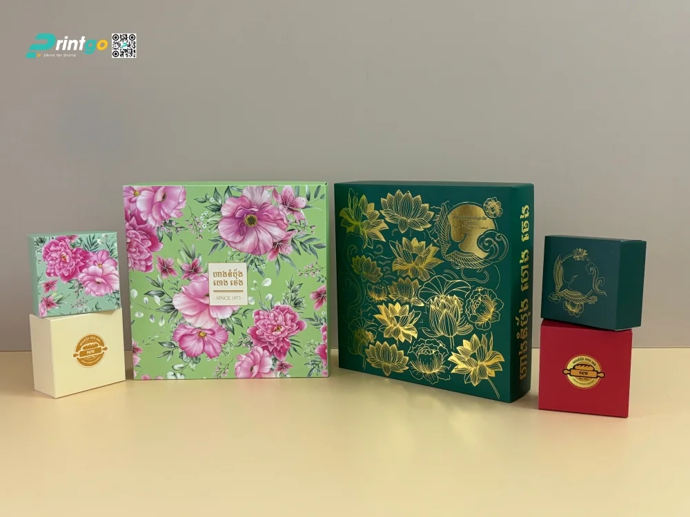 Bộ sưu tập hộp đựng bánh trung thu Campuchia do Printgo sản xuất
