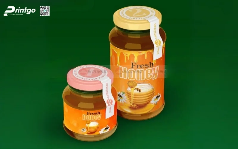 Mẫu in tem niêm phong nông sản nổng bật