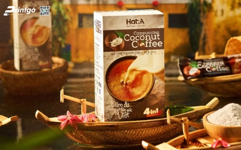 Mẫu bao bì cà phê xuất khẩu dạng hộp mềm