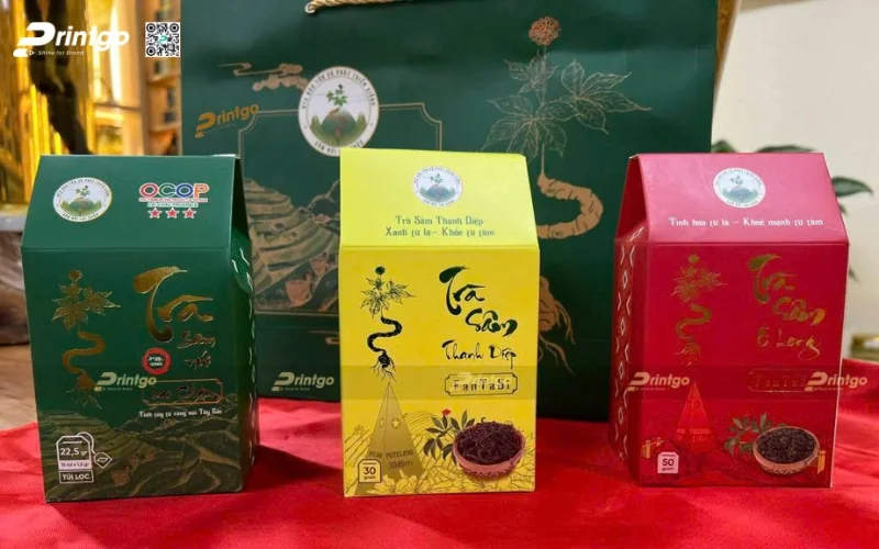 Mẫu bao bì trà xanh xuất khẩu dạng hộp carton mềm Mẫu bao bì trà xanh xuất khẩu dạng hộp carton mềm