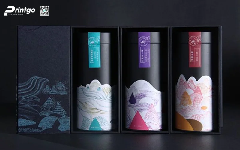 Mẫu bao bì cà phê xuất khẩu dạng hộp cao cấp