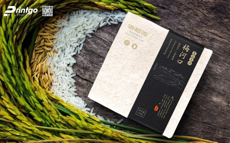 Bao bì gạo xuất khẩu dạng hộp carton mềm