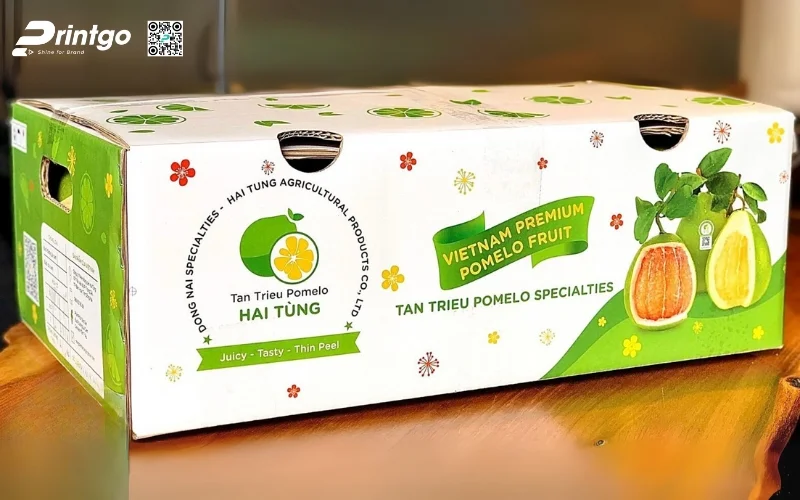 Mẫu bao bì xuất khẩu trái cây bưởi Mẫu bao bì xuất khẩu trái cây bưởi