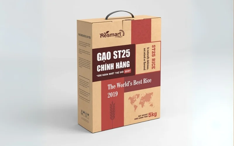 Mẫu hộp đựng gạo thiết kế sang trọng - cao cấp Mẫu hộp đựng gạo thiết kế sang trọng - cao cấp