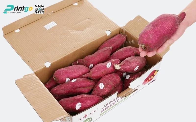 Mẫu thùng carton đóng hàng xuất khẩu rau củ Mẫu thùng carton đóng hàng xuất khẩu rau củ