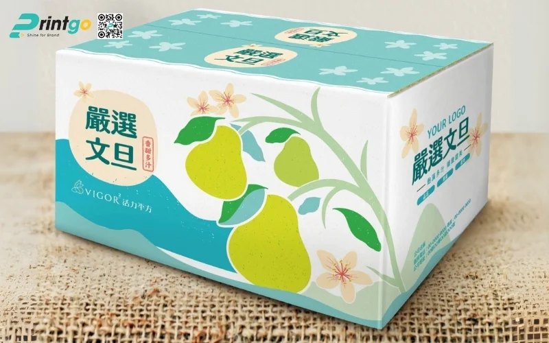 Mẫu thùng carton đóng hàng xuất khẩu hoa quả Mẫu thùng carton đóng hàng xuất khẩu hoa quả