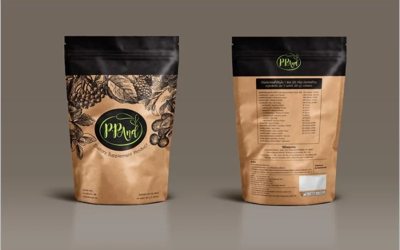 Bao bì đựng nông sản dạng giấy Kraft ghép nhựa PP (Bao bì KP)