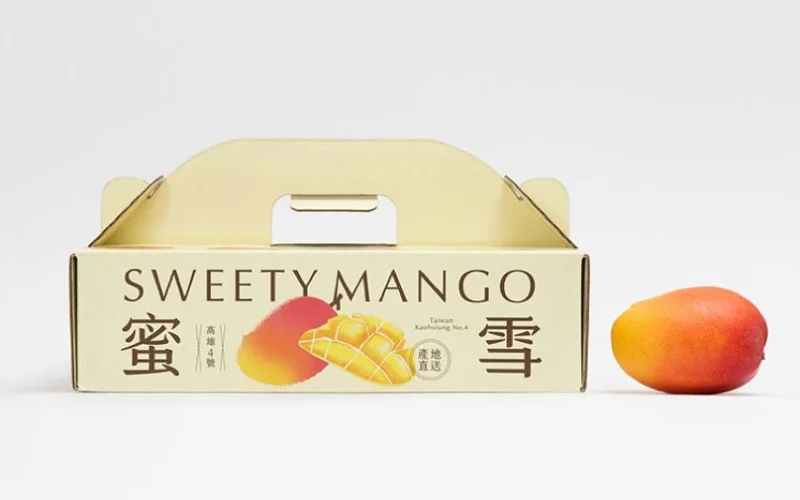 Bao bì đựng nông sản dạng hộp giấy carton sóng