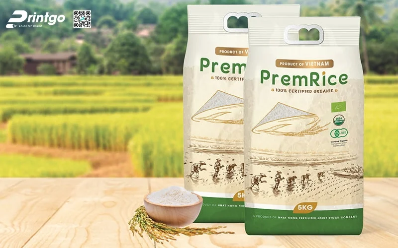 Bao bì gạo xuất khẩu dạng bao PA/PE