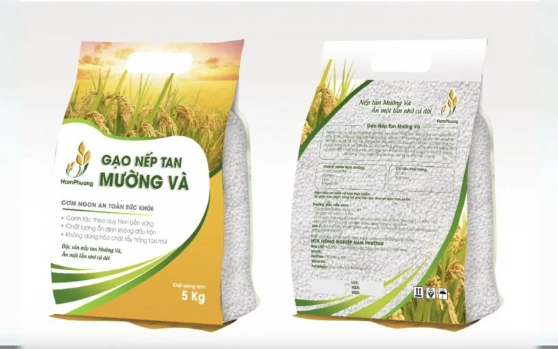 Mẫu in bao bì gạo 5kg - 10kg phổ biến cho hộ kinh doanh nhỏ Mẫu in bao bì gạo 5kg - 10kg phổ biến cho hộ kinh doanh nhỏ