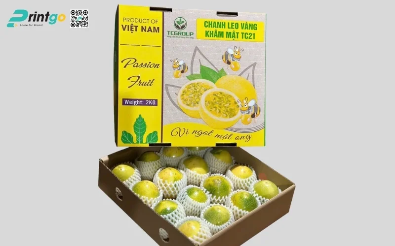 Mẫu thùng carton đóng hàng xuất khẩu hoa quả Mẫu thùng carton đóng hàng xuất khẩu hoa quả
