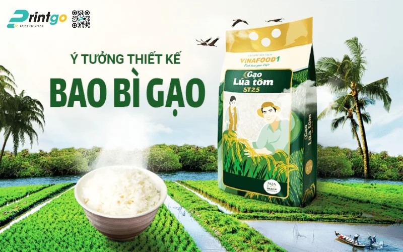 Bộ sưu tập các mẫu bao bì gạo xuất khẩu đạt tiêu chuẩn toàn cầu