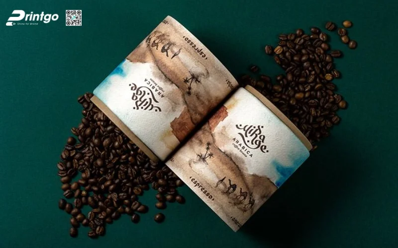 Mẫu bao bì cà phê xuất khẩu dạng hộp cao cấp