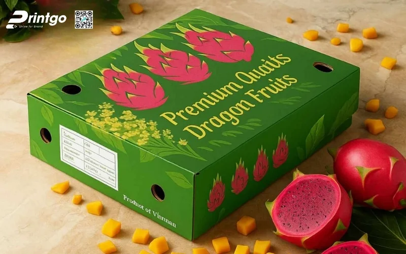 Mẫu thùng carton đóng hàng xuất khẩu hoa quả Mẫu thùng carton đóng hàng xuất khẩu hoa quả