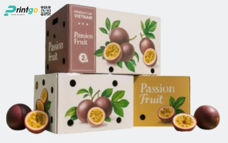 Mẫu thùng carton đóng hàng xuất khẩu hoa quả Mẫu thùng carton đóng hàng xuất khẩu hoa quả