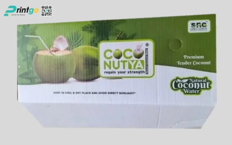 Mẫu thùng đựng dừa tươi xuất khẩu đạt chuẩn quốc tế