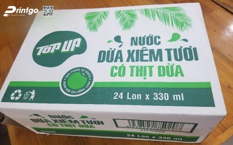 Mẫu thùng đựng dừa tươi xuất khẩu đạt chuẩn quốc tế