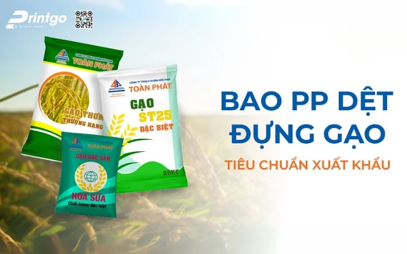 Các loại bao bì gạo xuất khẩu phổ biến nhất hiện nay