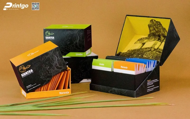 Mẫu bao bì xuất khẩu cà phê dạng hộp carton sóng