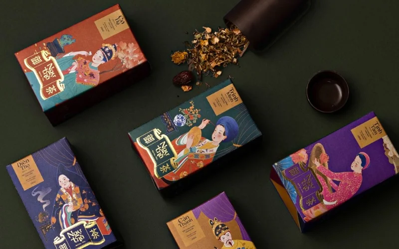 Bao bì đựng nông sản dạng hộp carton mềm 