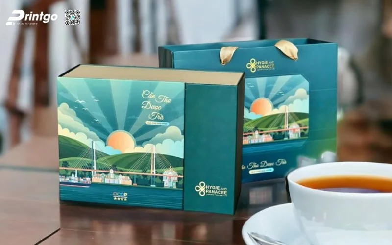 Mẫu bao bì trà xanh xuất khẩu dạng hộp cứng cao cấp Mẫu bao bì trà xanh xuất khẩu dạng hộp cứng cao cấp