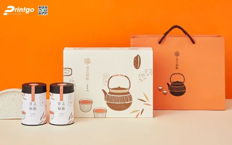 Mẫu bao bì cà phê xuất khẩu dạng hộp cao cấp